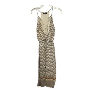 B Darlin Brown Sleeveless Spaghetti Strap Maxi Sundress